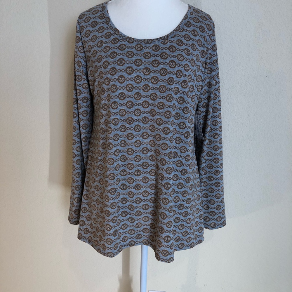 LuLaRoe Lynnae Long Sleeve Top NWT XL Plus 18/20